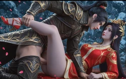 [AI Generated]斗破苍穹 云韵荤素 作品封面