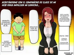 [Almarosso] Musuko no Doukyuusei ni Makura Eigyou Shita...｜Acostándome con el compañero de clase de mi hijo para impulsar mi carrera... [Spanish] [Jasc] 作品封面