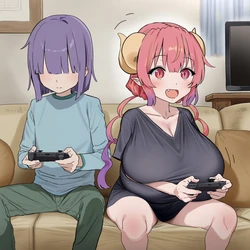 [Myanu] Ilulu & Lucoa Blacked [AI Generated] 作品封面