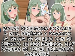Musuko no Shakkin o Nikutai Hensai saserareta Kyonyuu Haha Netorarete, Haramaserete (Spanish) MTL 作品封面