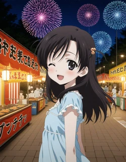 [kintamarantarou] Katsura Kokoro_ Jinja Rankou Mushuusei_ 1190-mai (School Days) [AI Generated]
