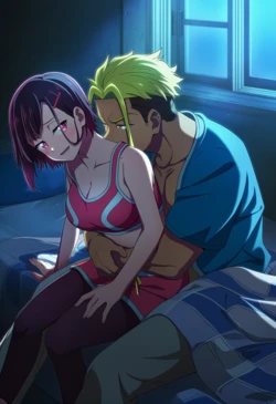 [Pixiv] IAslop (117427451) - Shizuka x Kenichirou [AI Generated] 作品封面