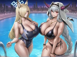 bilibili:残念的小白兔AI生成图 图集[AI Generated] 作品封面