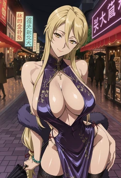 Meowu laha - Shizuka  Shanghai 💜💛🌆[AI Generated] 作品封面