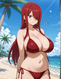 Erza bikini-onsen (EternoAi) [Ai generated] 作品封面