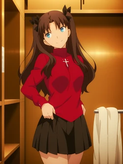 【ANIPAI】Rin Tohsaka@Onsen [AI Generated] 作品封面