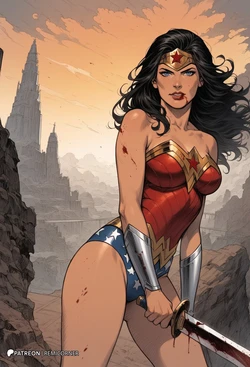 Wonder Woman and others by remicorner [AI Generated] 作品封面