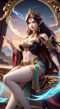[AI Generated] 百炼成神-剑灵妖夜【墨迹】 作品封面