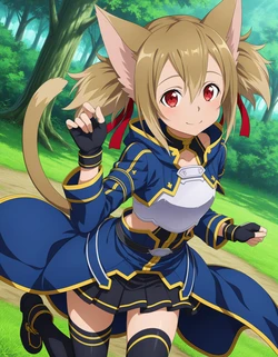 [azusa PATREON] Sword Art Online – Silica_ALO 300P [AI Generated] 作品封面