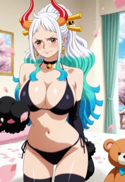 [AiWaifuDxD]《海贼王》（ONE PIECE）大和Yamato[AI Generated] 作品封面