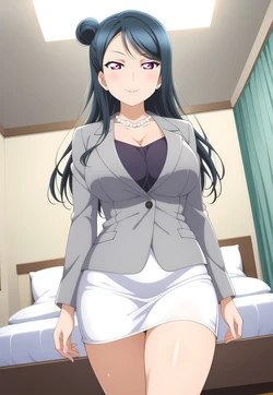 【R-18】Mrs.+Tsushima+&+Sakurauchi+Riko+-+Love+Live!+Sunshine!! (Sen-hwa) [Ai generated] 作品封面