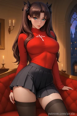 [Axxia] Tohsaka Rin - Fate [AI Generated] 作品封面