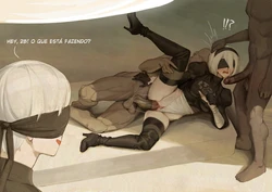 [wjs07] 2B has an oil leak (NieR:Automata) 作品封面