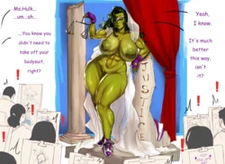 [Mai_Arti] We have a special guest today in the Life Model Drawing Class. (SHE-HULK)