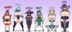 Daidoujipv Genshin Impact - Ass - chart ~ (70 pics in total~) [AI Generated] 作品封面