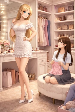 Bella and Emma Cute date outfits 作品封面