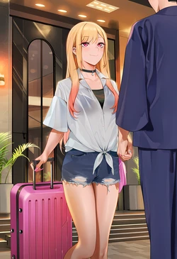 [sirokata] Marin Overnight Training Arc – Day 1  [AI Generated] 作品封面