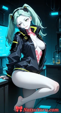 [NatsuYoru] Rebecca (Cyberpunk) [AI Generated] 作品封面