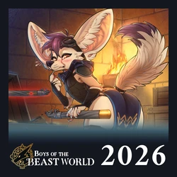 [Heartleaf games] (Various Artists) Boys of the Beast World 2026 Masculine Calendar and Pinups (Read Disclaimer)