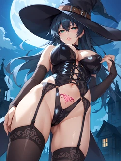 [Kevin Zheng] Sexy Witch Asagi [AI Generated]