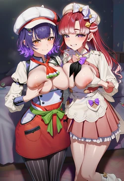 ChocoPizza - Nanase Suzuna + Saotome Berry (230) [AI Generated] 作品封面