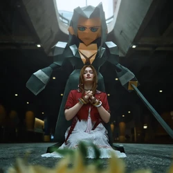 coser.kae, mepirate001 - Aerith Gainsborough, Sephiroth