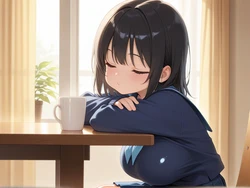 ミニマム巨乳の妹にパンストはかせてHなことをしただけのこと[AI Generated] 作品封面