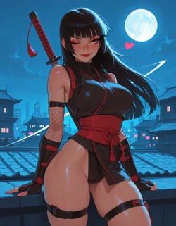 [ecchipeachi] Karai Inspired Ninja [AI Generated] 作品封面
