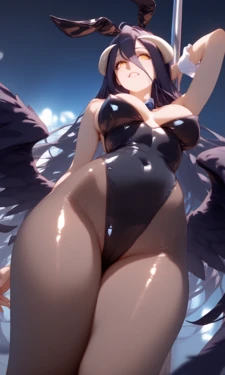 Yuuki Ai Albedo 🖤 (Set of 15 images) [AI Generated] 作品封面