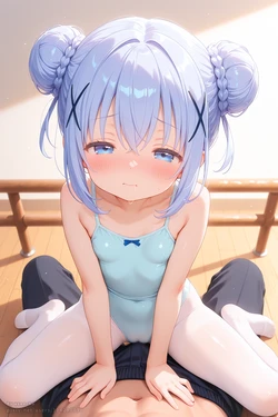 [usaocha]香風智乃 [AI Generated] 作品封面