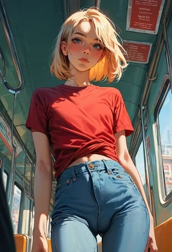 [RedCherry] Subway Heat [AI Generated] 作品封面