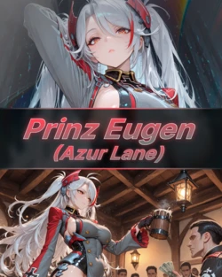 [Villain Party] 0912(Sponsored Content)--Prinz Eugen (Azur Lane) — Drinking Contest (Patreon) [AI Generated] 作品封面