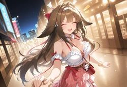 [Amakawa is reflecting.] [Zenless Zone Zero] The Tail Stained with White Semen  ～Secrets of the Dark Alley～  Ye Shunguang Day01 280p [AI Generated] 作品封面
