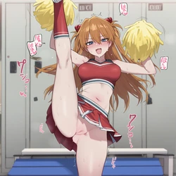 [kkoi] チアリーダー部のアスカ Asuka cheerleader (53p) [AI Generated] 作品封面