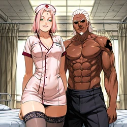[Patreon] (narugirls_ai) Sakura x Raikage [AI Generated]