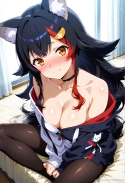 [AIusagichan] Hololive 大神ミオ Ookami Mio 404P [AI Generated] 作品封面