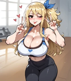 [Floppydisc] Lucy Heartfilia [AI Generated] 作品封面