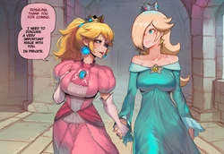 Princesses Peach and Rosalina Birth of an Heir Hoorpy [AI generated] 作品封面