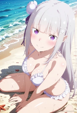 [AIusagichan] Reゼロから始める異世界生活 エミリア ReZero Emilia 421P [AI Generated] 作品封面