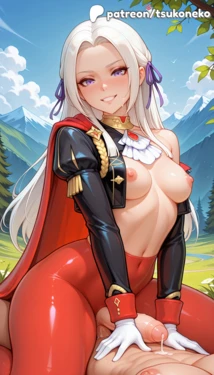 [TsukoNeko] Edelgard von Hresvelg (Fire Emblem: Three Houses) [AI Generated] 作品封面
