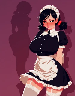 Newhalf maid [AI Generated] 作品封面