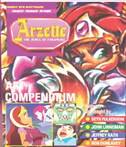Arzette: the Jewel of Faramore Visual Art Compendium 作品封面