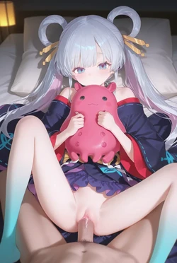 [xssxsxk] Runami Yachiyo 月见八千代  (超かぐや姫！) (Animated WEBP) [AI Generated] 作品封面