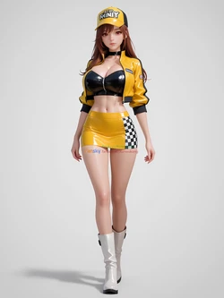 [AI Generated]QQ飞车-小橘子-永劫无间-倪克斯-生化危机-吉尔 作品封面