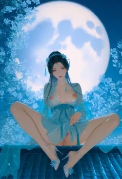 ManAI 仙姬之月夜修行 [Ai Generated] 作品封面