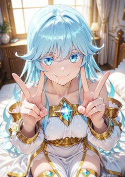 [Undresser] Elfaria Albis Serfort ( エルファリア・アルヴィス・セルフォルト ) - Tsue to Tsurugi no Wistoria ( 杖と剣のウィストリア ) 150P [AI Generated] 作品封面