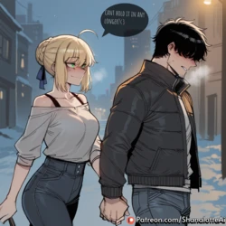 ShanalotteAI (B/G) Artoria Pendragon (Fate Zero) (21 img set) [AI Generated] 作品封面
