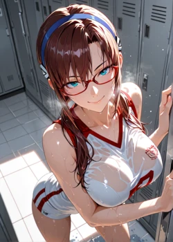 [KALA AI NSFW (VAMA)] - Makinami Mari Illustrious (454p) [AI Generated] 作品封面
