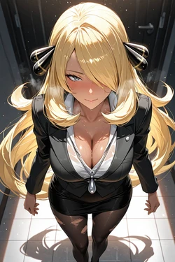 [KALA AI NSFW (VAMA)] - cynthia (pokemon) 519p (Patreon) [AI Generated] 作品封面