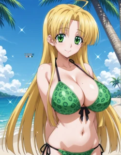 [EternoAI] Asia Argento 🔞 | High School DxD + [EXTRAS] | Asia Leopard Bikini (2025-05-22) [AI Generated] 作品封面